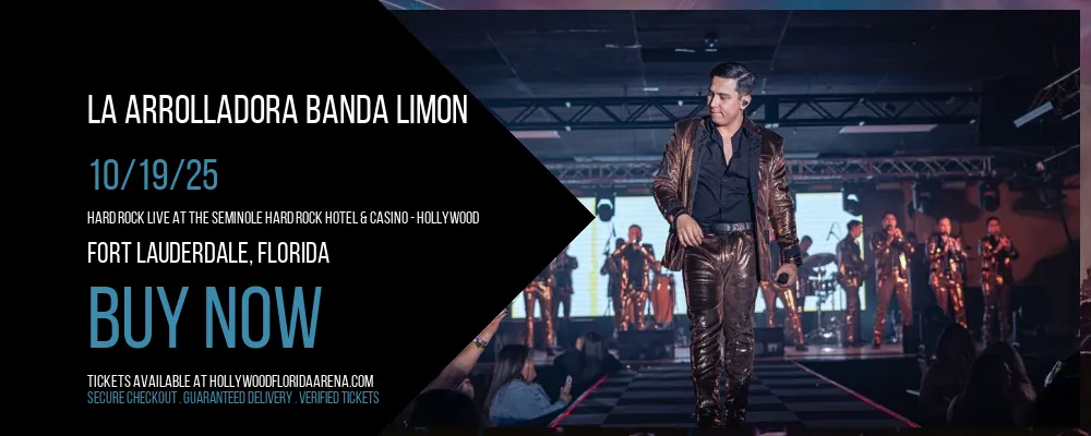 La Arrolladora Banda Limon at Hard Rock Live At The Seminole Hard Rock Hotel & Casino - Hollywood