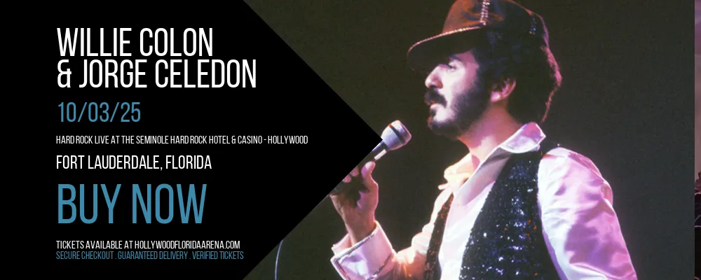 Willie Colon & Jorge Celedon at Hard Rock Live At The Seminole Hard Rock Hotel & Casino - Hollywood