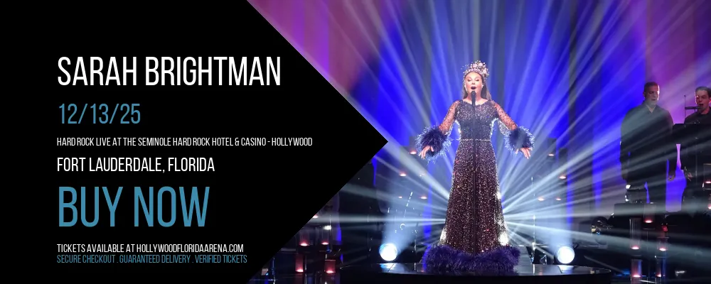 Sarah Brightman at Hard Rock Live At The Seminole Hard Rock Hotel & Casino - Hollywood