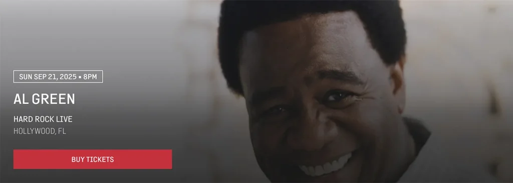 Al Green at Hard Rock Live At The Seminole Hard Rock Hotel & Casino - Hollywood