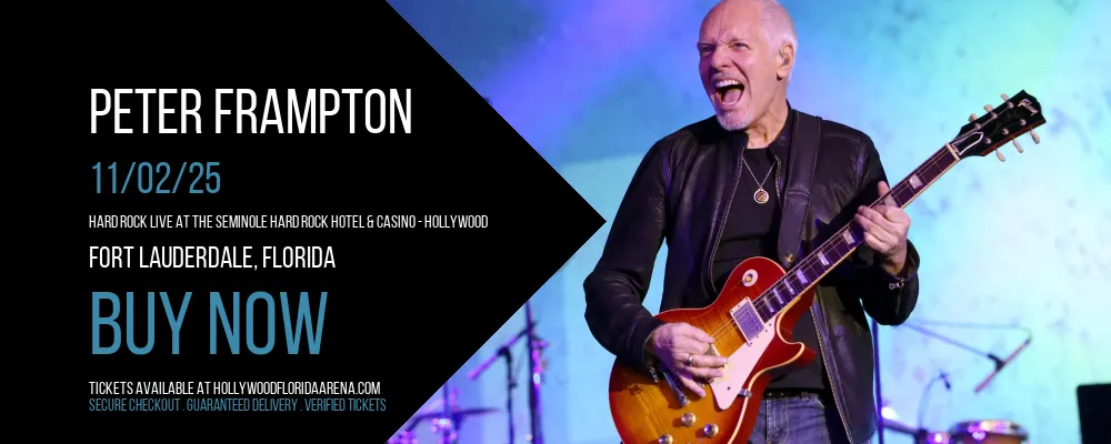 Peter Frampton at Hard Rock Live At The Seminole Hard Rock Hotel & Casino - Hollywood