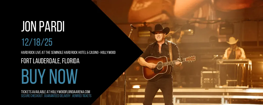 Jon Pardi at Hard Rock Live At The Seminole Hard Rock Hotel & Casino - Hollywood