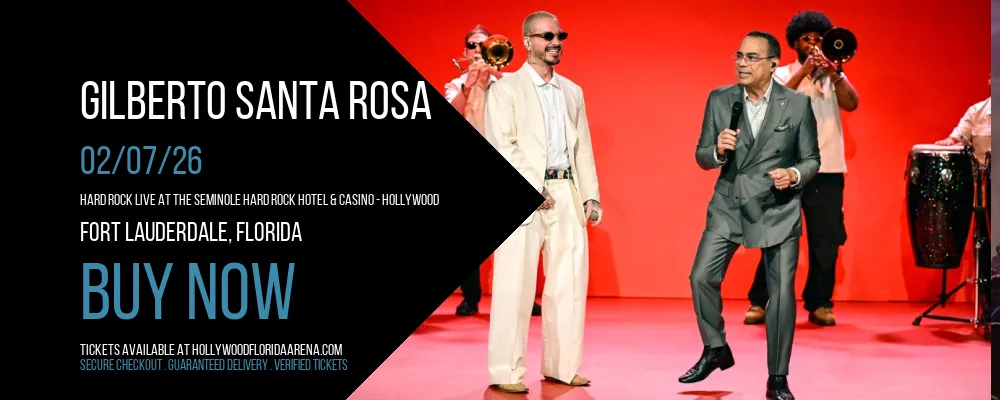 Gilberto Santa Rosa at Hard Rock Live At The Seminole Hard Rock Hotel & Casino - Hollywood