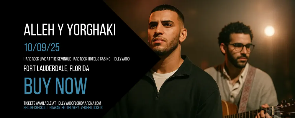 Alleh y Yorghaki at Hard Rock Live At The Seminole Hard Rock Hotel & Casino - Hollywood