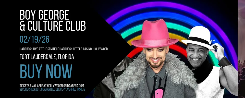 Boy George & Culture Club at Hard Rock Live At The Seminole Hard Rock Hotel & Casino - Hollywood