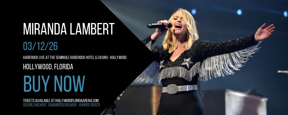 Miranda Lambert at Hard Rock Live At The Seminole Hard Rock Hotel & Casino
