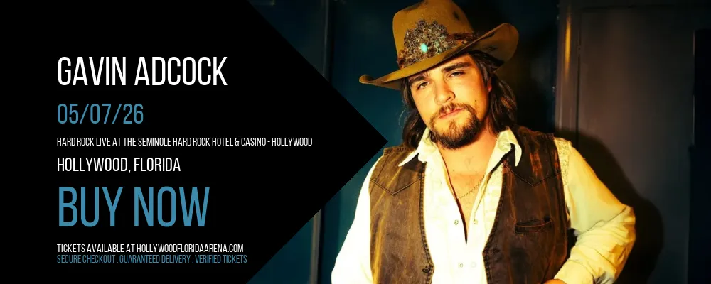 Gavin Adcock at Hard Rock Live At The Seminole Hard Rock Hotel & Casino
