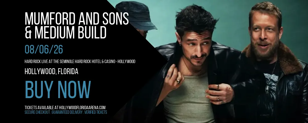 Mumford and Sons & Medium Build at Hard Rock Live At The Seminole Hard Rock Hotel & Casino