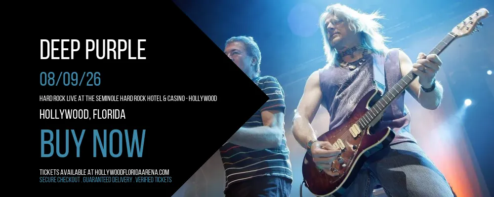 Deep Purple at Hard Rock Live At The Seminole Hard Rock Hotel & Casino