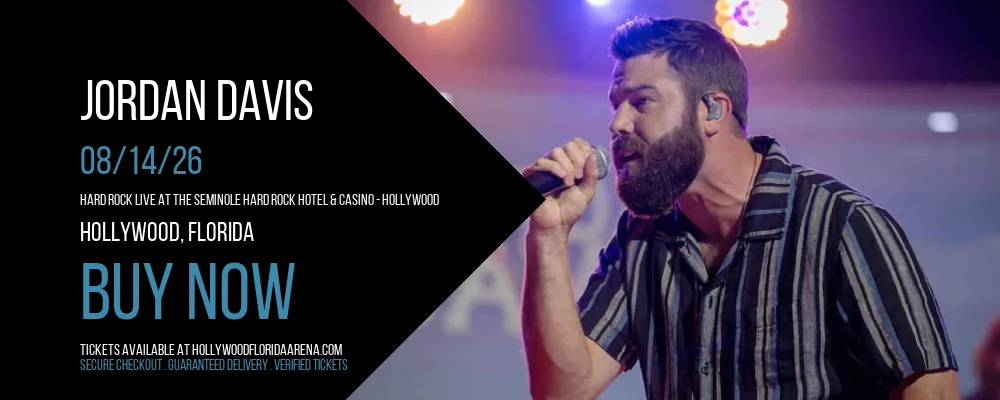 Jordan Davis at Hard Rock Live At The Seminole Hard Rock Hotel & Casino