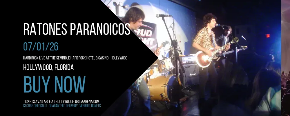 Ratones Paranoicos at Hard Rock Live At The Seminole Hard Rock Hotel & Casino