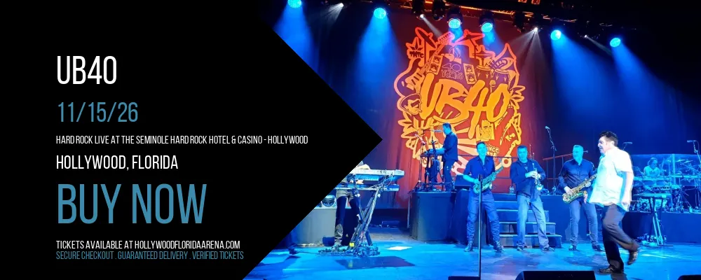 UB40 at Hard Rock Live At The Seminole Hard Rock Hotel & Casino