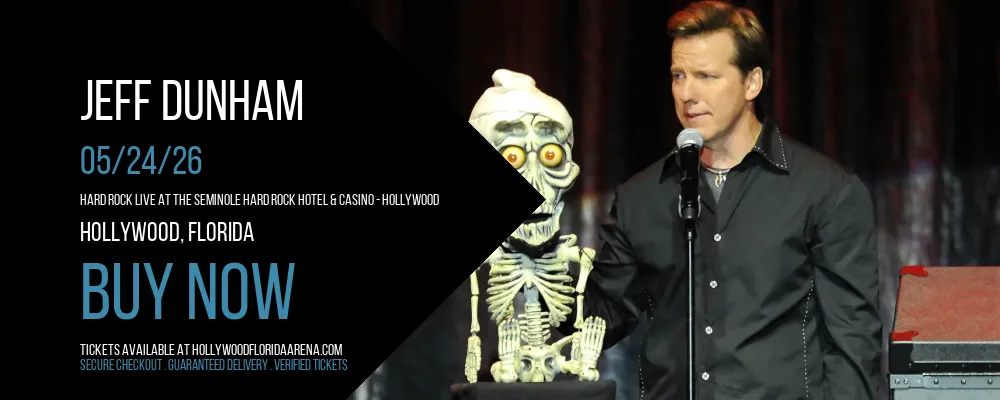 Jeff Dunham at Hard Rock Live At The Seminole Hard Rock Hotel & Casino
