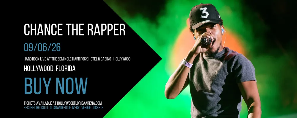 Chance The Rapper at Hard Rock Live At The Seminole Hard Rock Hotel & Casino